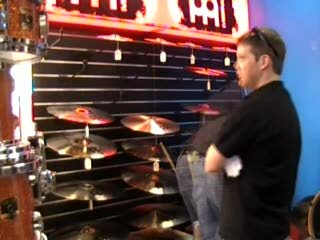 New Meinl Cymbal Wall at Seminole Music & Sound