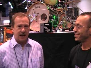 NAMM 2009 - Damian w/ Bill Ludwig III