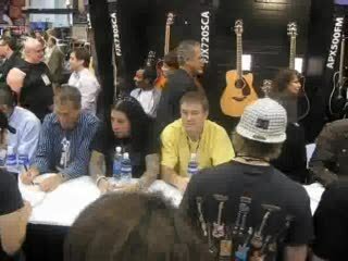 NAMM 2009 - Yamaha Booth Artist Signings