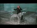 Dude plays Ice Drumset