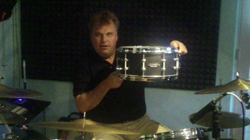 My DRM Custom Drums 7x14 1-ply Walnut Snare Drum